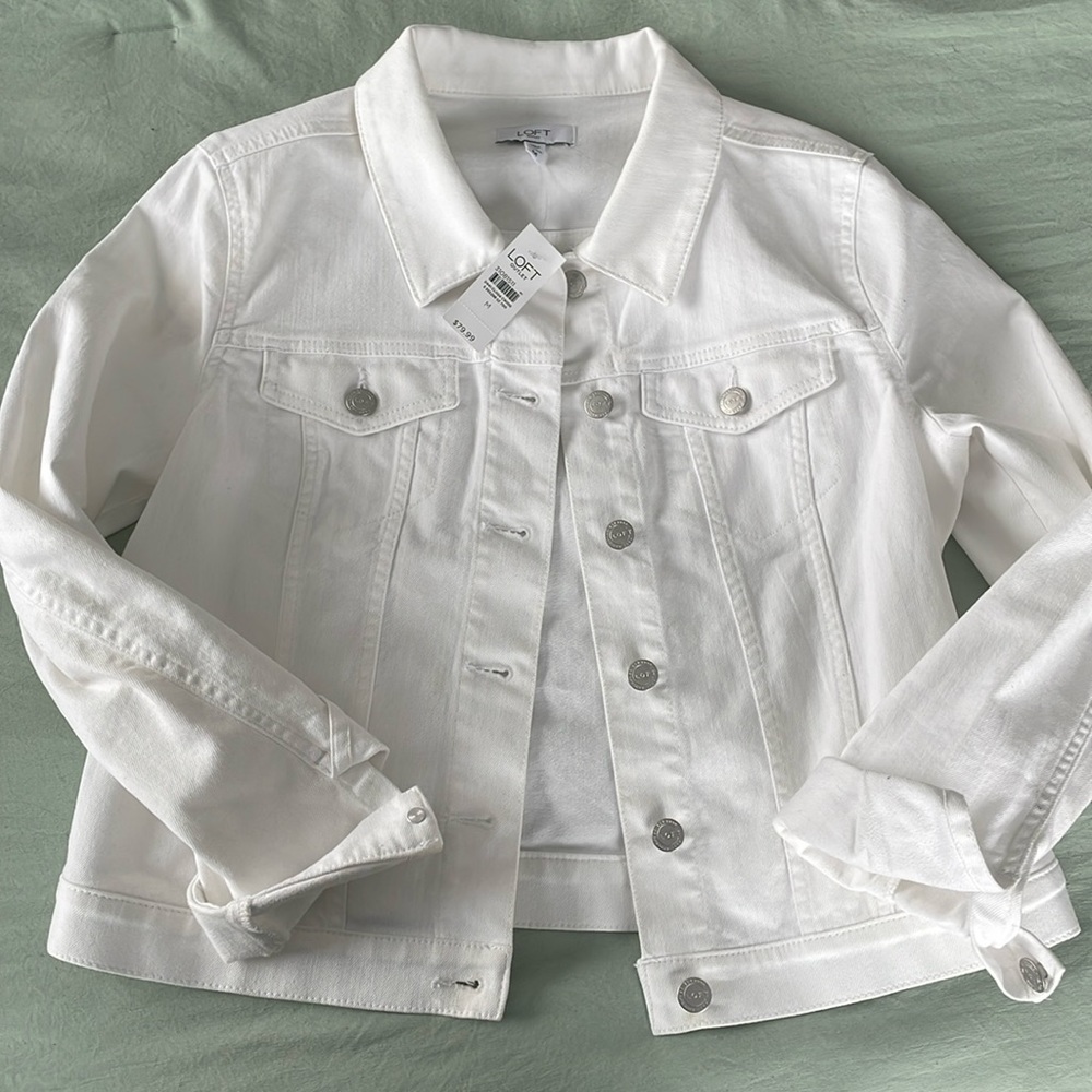 White Jean Jacket